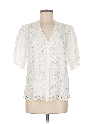 Hobbs London Short Sleeve Blouse (view 1)