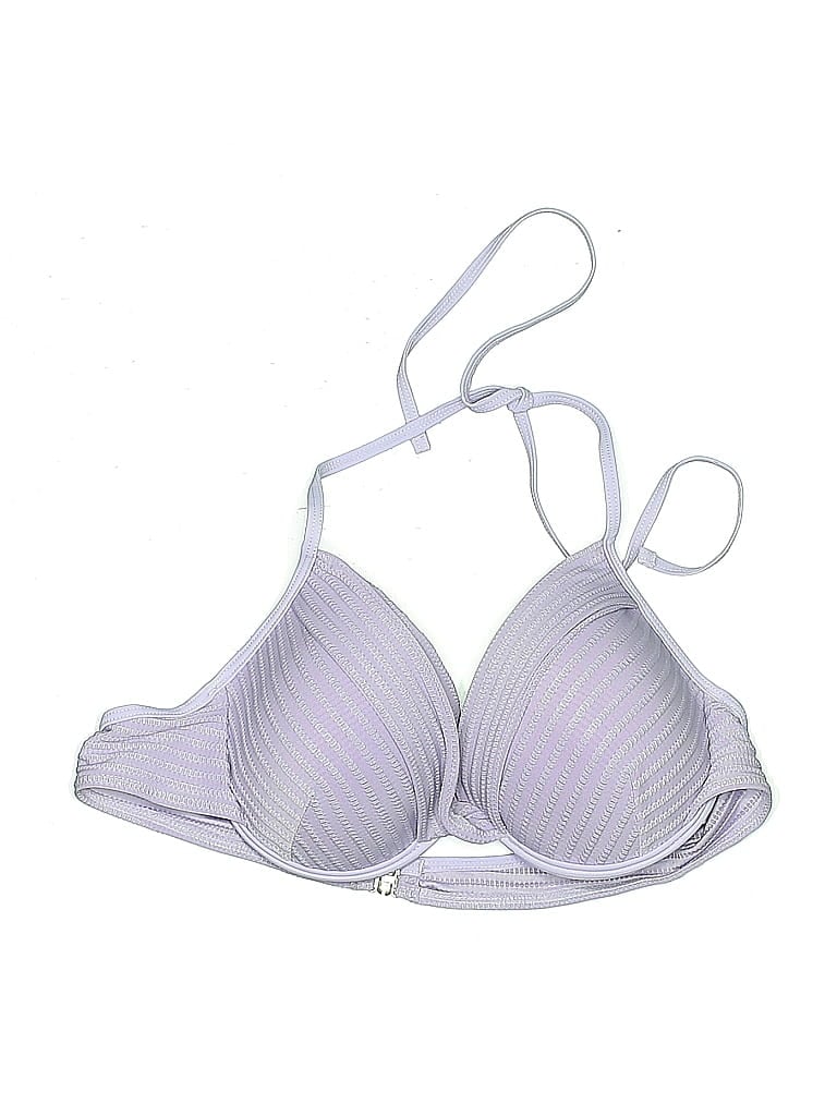 Pre-owned Unbranded Swimsuit Top Gray Swimwear