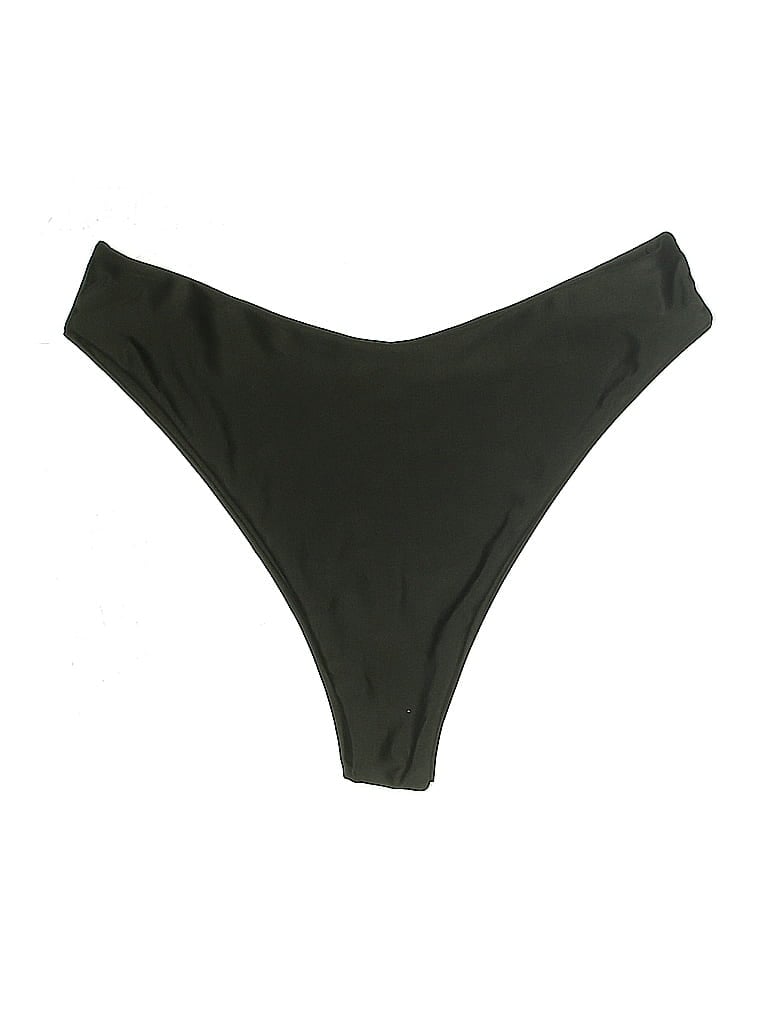 Pre-owned Unbranded Swimsuit Bottoms In Black