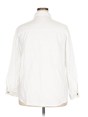 HOTOUCH 3/4 Sleeve Button-Down Shirt (view 2)