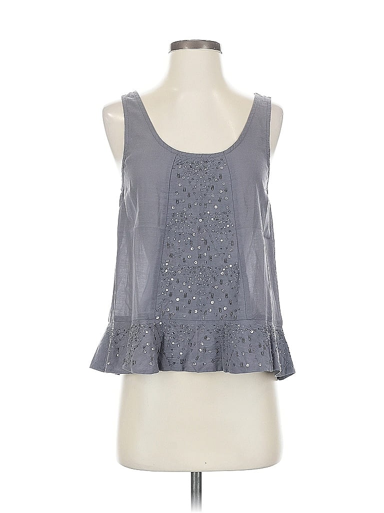 Pre-owned American Eagle Outfitters Sleeveless Blouse In Gray
