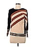 leo & ugo Stripes Brown Pullover Sweater Size 1 - photo 1