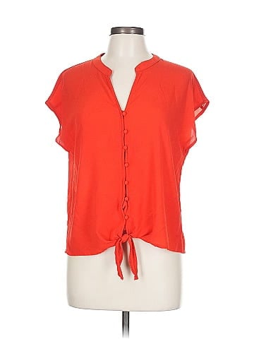 Pink Rose Short Sleeve Blouse (view 1)
