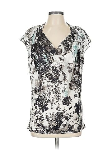 Escada Short Sleeve Silk Top (view 1)