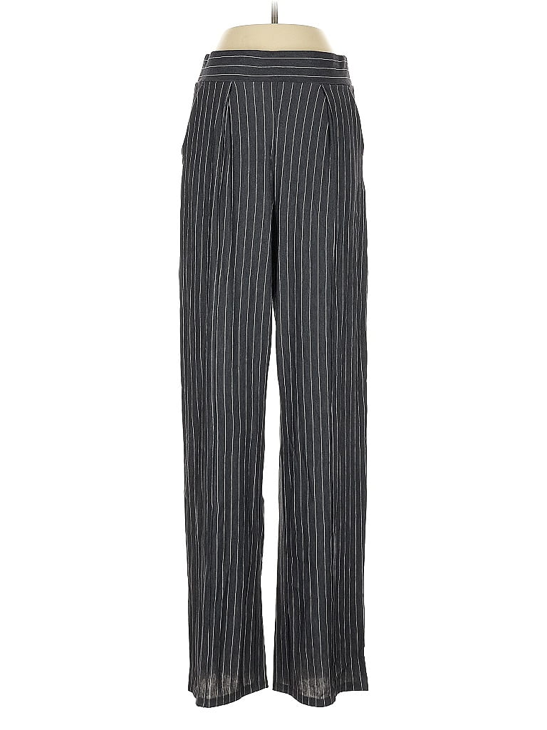 Pre-owned H&m Casual Pants In Gray