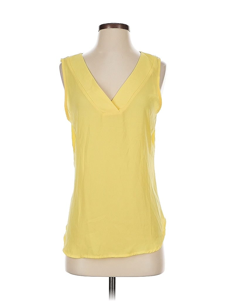 Pre-owned Soho Jeans New York & Company Sleeveless Blouse In Yellow
