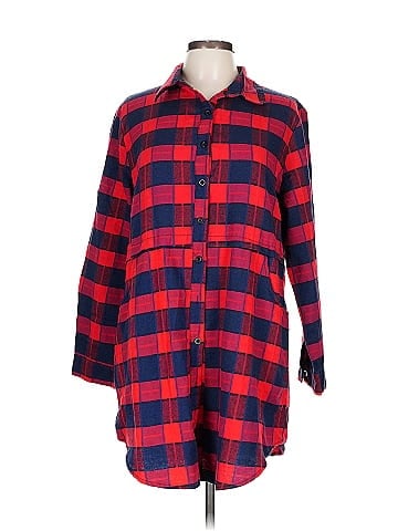 HOTOUCH 3/4 Sleeve Button-Down Shirt (view 1)