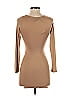 MyOutfitOnline Solid Tan Cocktail Dress Size XS - photo 2