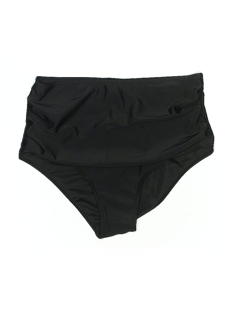Pre-owned Unbranded Swimsuit Bottoms In Black