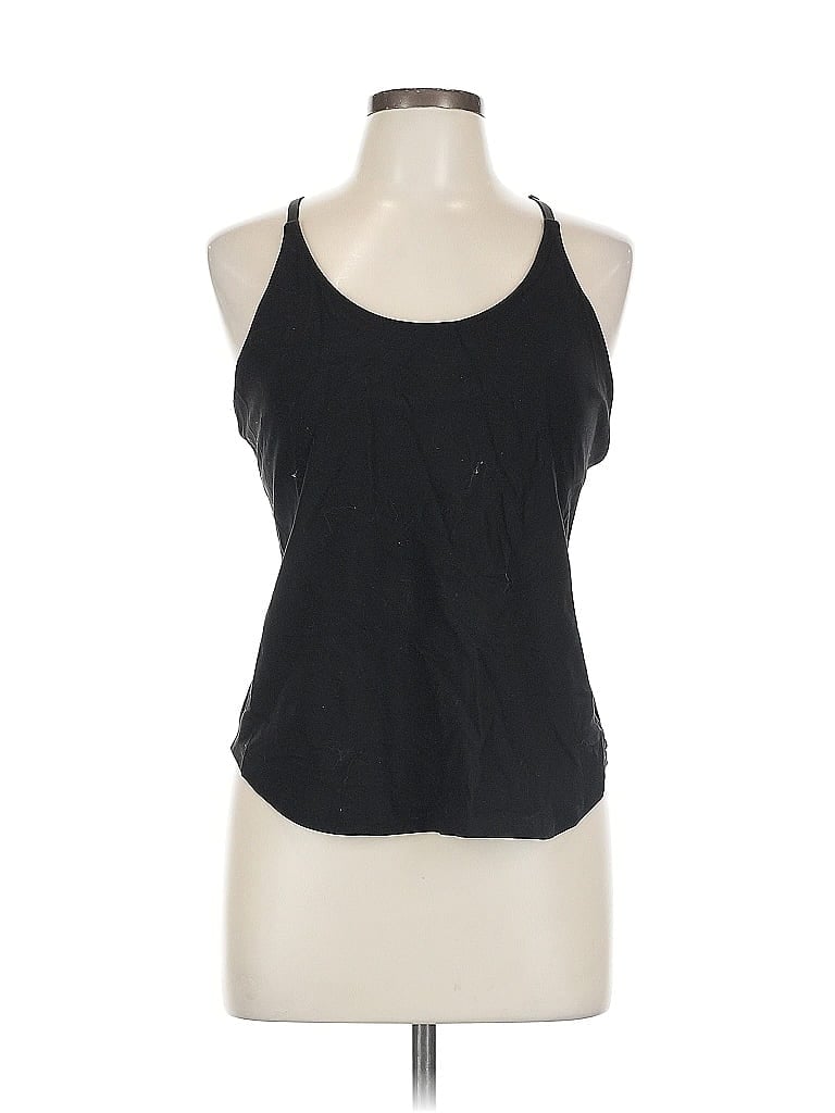 Pre-owned Active By Old Navy Tank Top Black Halter Neckline Tops