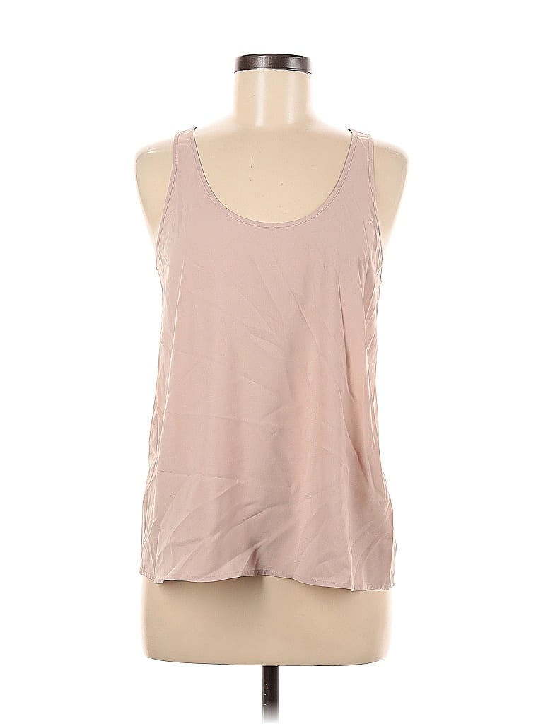 Pre-owned Frenchi Sleeveless Top Pink Halter Neckline Tops