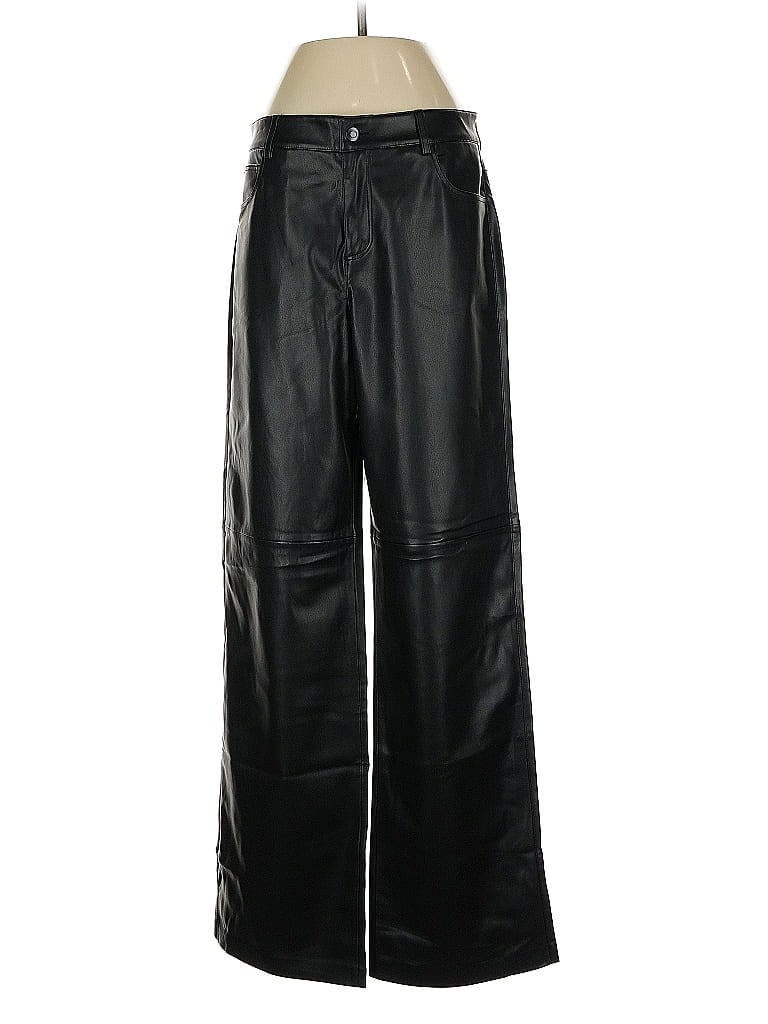 Pre-owned Mng Casual Pants In Black