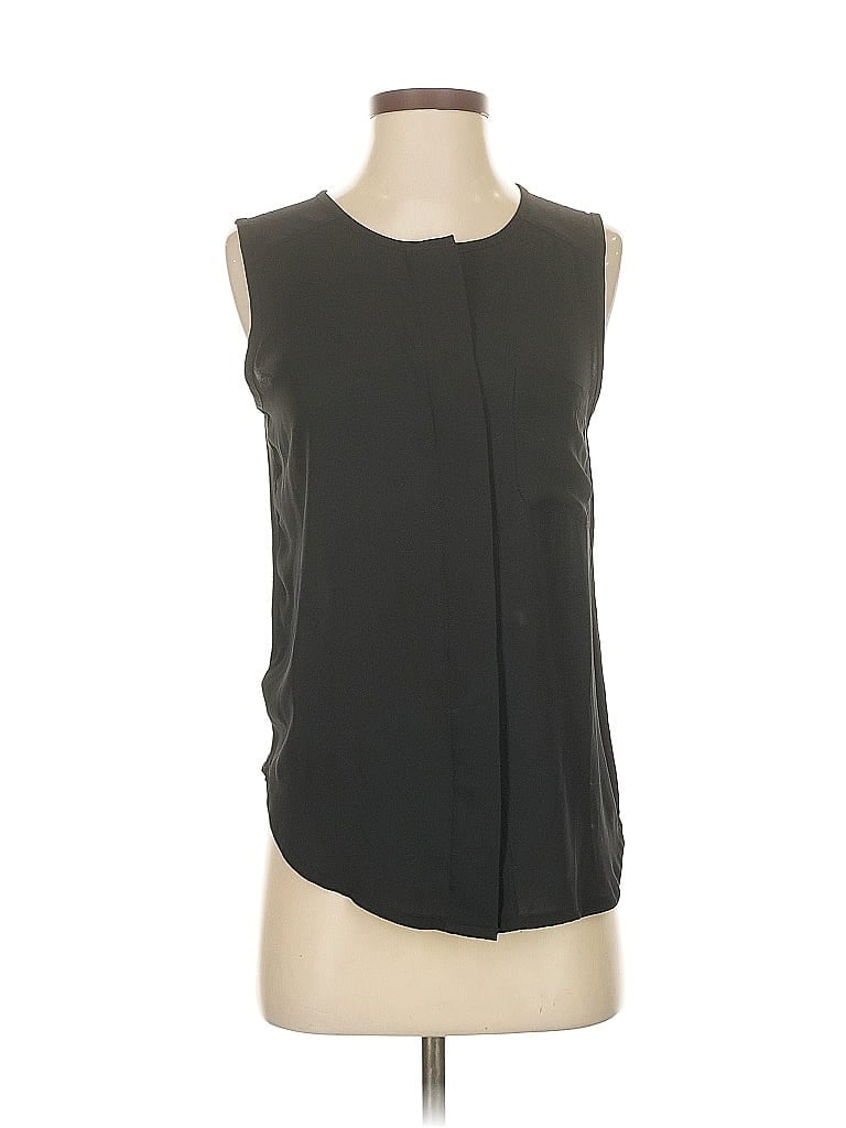 Pre-owned Ann Taylor Loft Sleeveless Blouse In Black