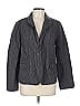 J.Jill Stripes Gray Blazer Size L - photo 1