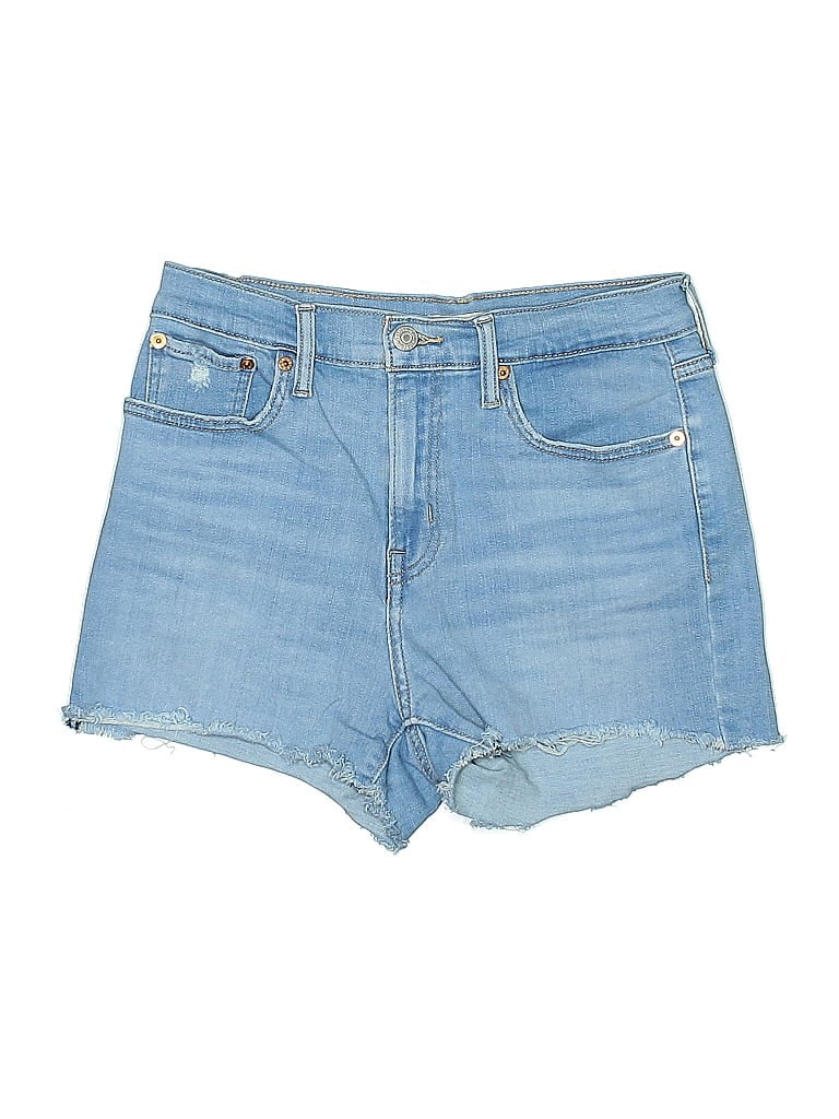 Click to view more detailed imagery on our partner's website Pre-owned Levi's Denim Shorts In Blue