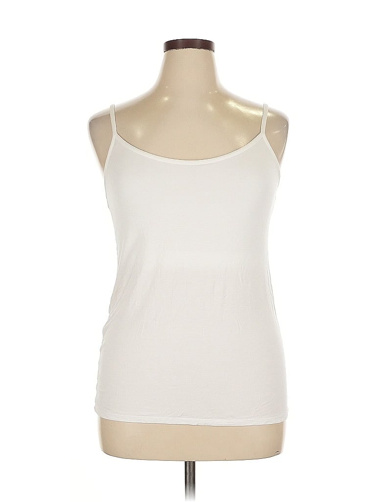 Click to view more detailed imagery on our partner's website Pre-owned Yummie Tank Top Ivory Strapless Neckline Tops In White