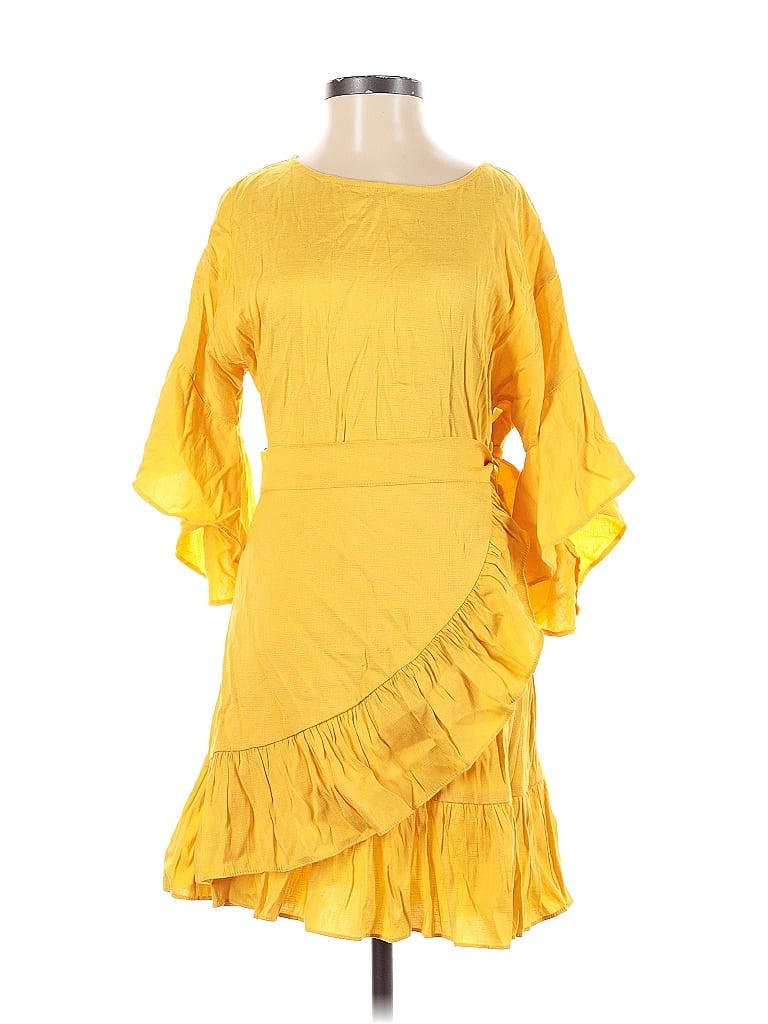 Pre-owned Forever 21 Cocktail Dress In Yellow