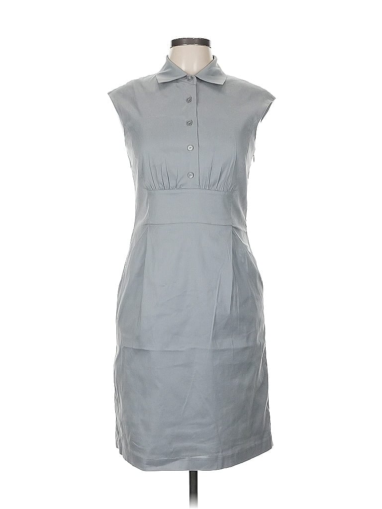 Pre-owned Ann Taylor Casual Dress In Gray