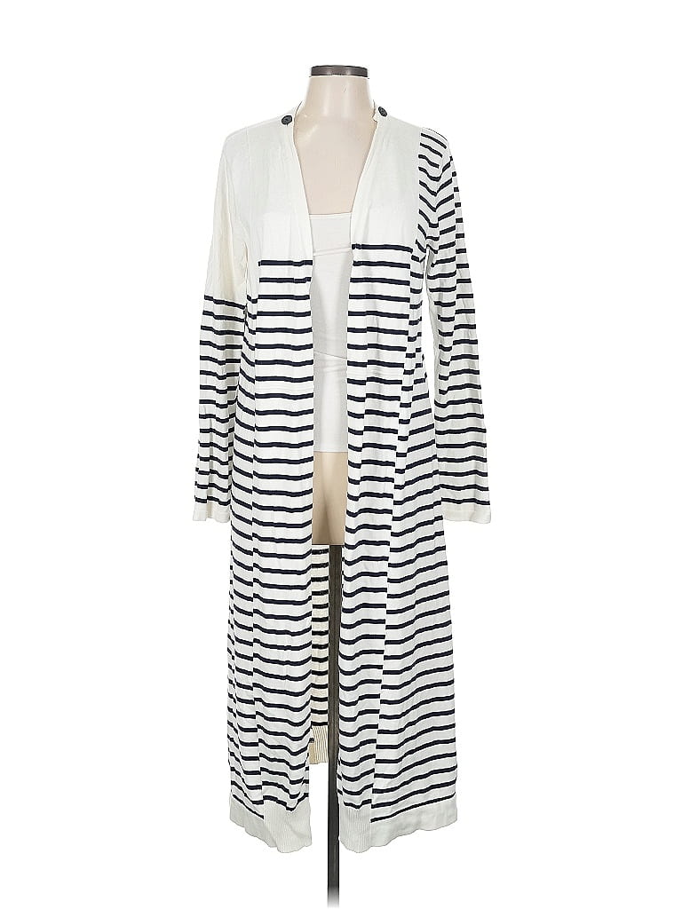 CABI Pre-owned Cardigan Sweater In White