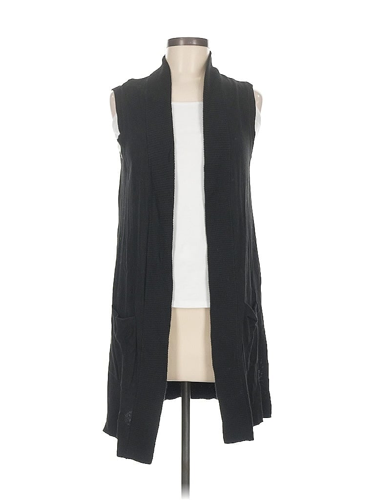 Pre-owned Ann Taylor Factory Cardigan Sweater In Black