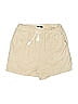 7 For All Mankind 100% Polyester Solid Tan Shorts Size S - photo 1