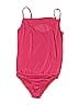 Q&A Solid Pink One Piece Swimsuit Size XS - photo 1