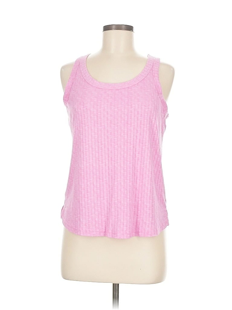 Click to view more detailed imagery on our partner's website Pre-owned Just Be ... Tank Top Pink Halter Neckline Tops