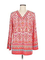 Belle By Kim Gravel Long Sleeve Blouse