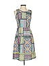 Nicole Miller Studio Print Gray Casual Dress Size 2 - photo 1