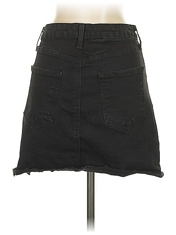 Just Black Denim Skirt (view 2)