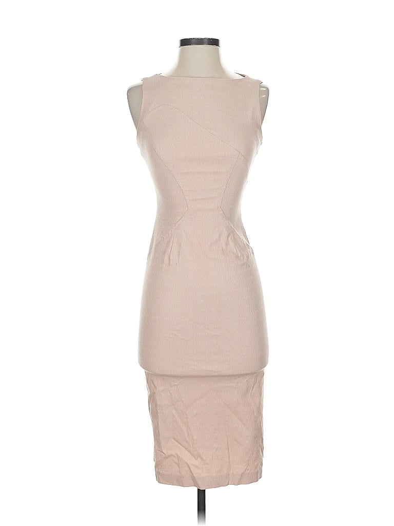 Pre-owned Zac Zac Posen Cocktail Dress In Brown