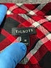 Talbots 100% Viscose Plaid Red Long Sleeve Button-Down Shirt Size M - photo 6