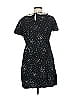 Boden 100% Polyester Stars Black Cocktail Dress Size 8 (petite) - photo 2