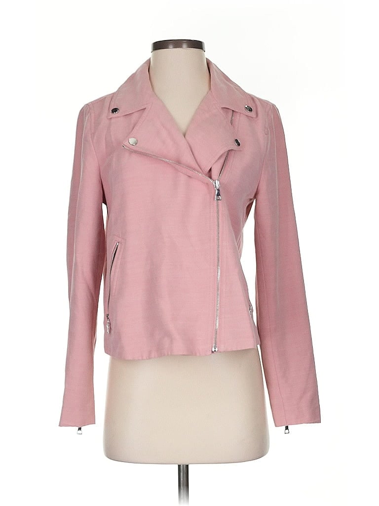 Pre-owned Ann Taylor Jacket In Pink