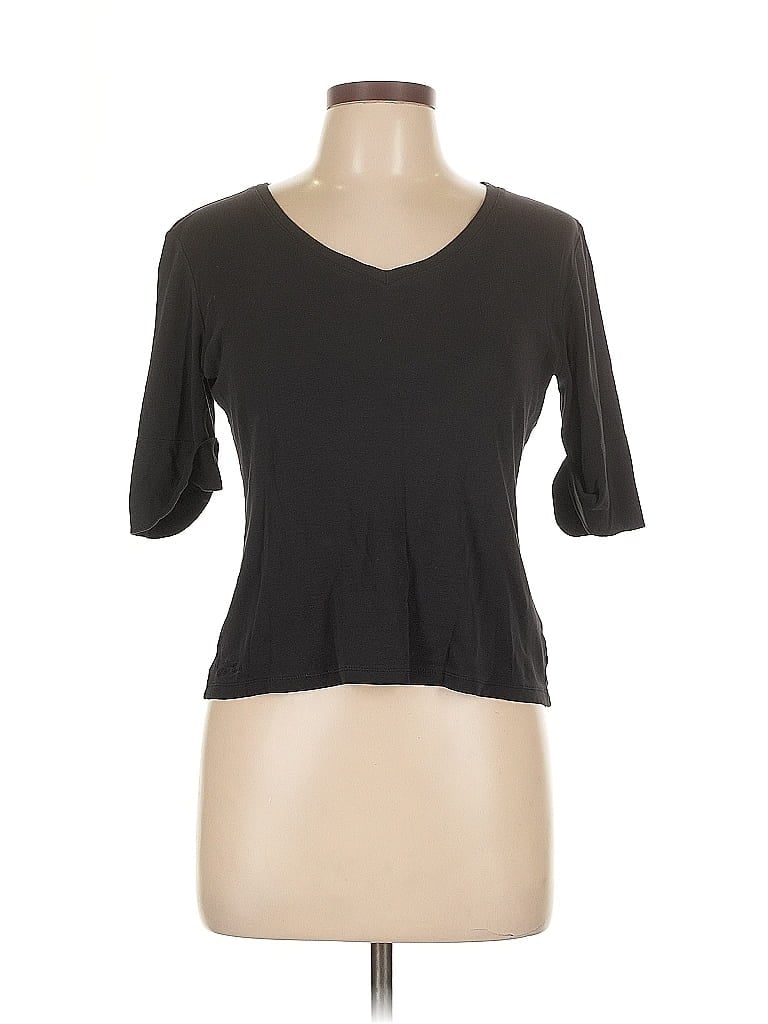 Pre-owned Polo Ralph Lauren 3/4 Sleeve T-shirt In Black