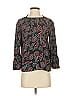 Cooper & Ella 100% Polyester Black 3/4 Sleeve Blouse Size S - photo 1
