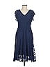Neiman Marcus Blue Cocktail Dress Size 8 - photo 1