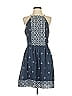 Alya Argyle Blue Casual Dress Size 1 - photo 1