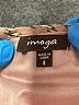 Imoga 100% Polyester Print Tan Dress Size 4 - photo 3