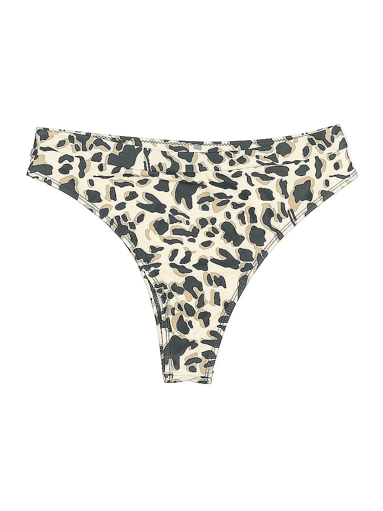 Pre-owned Unbranded Swimsuit Bottoms In Gold