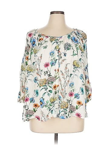 Karen Kane 3/4 Sleeve Blouse (view 1)