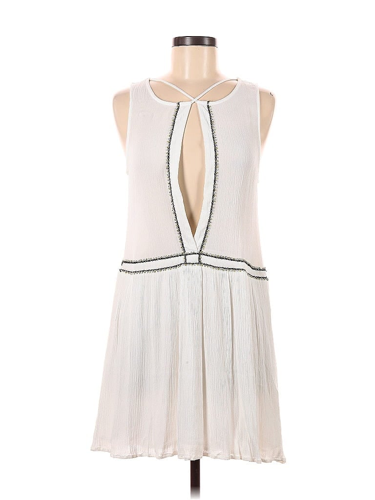 Pre-owned Polished Prints Cocktail Dress In White