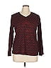 Chico's 100% Cotton Stripes Red Pullover Sweater Size XL (3) - photo 1