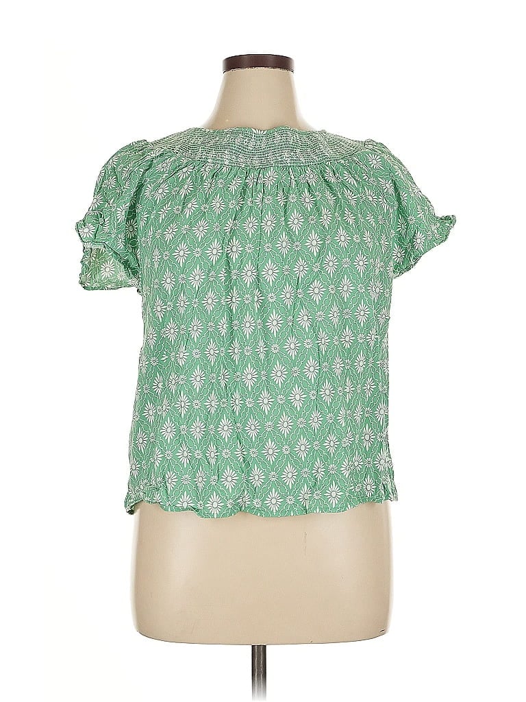 Pre-owned Ann Taylor Loft Outlet Short Sleeve T-shirt In Green