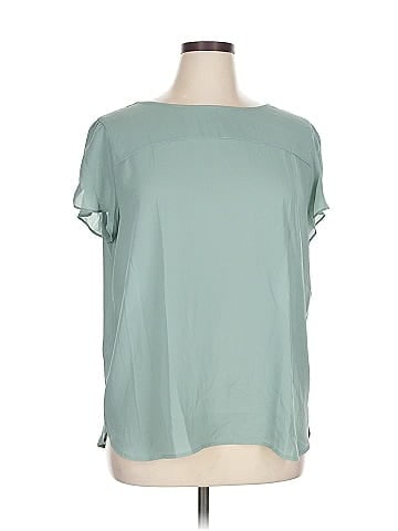 Ann Taylor LOFT Outlet Short Sleeve Blouse (view 1)
