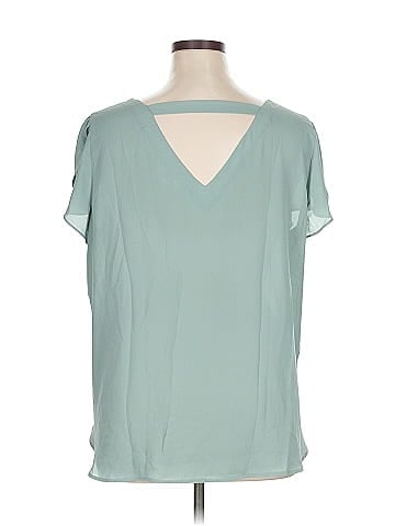 Ann Taylor LOFT Outlet Short Sleeve Blouse (view 2)