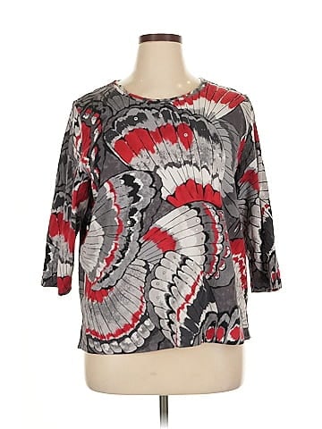 Alfred Dunner 3/4 Sleeve Blouse (view 1)