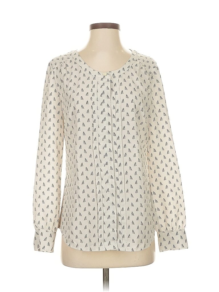 Click to view more detailed imagery on our partner's website Pre-owned Banana Republic Heritage Collection Long Sleeve Blouse In White