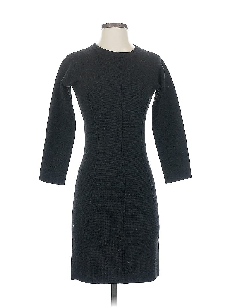 Pre-owned Joseph Wool Dress In Black