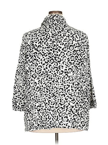 Jones New York Sport 3/4 Sleeve Button-Down Shirt (view 2)